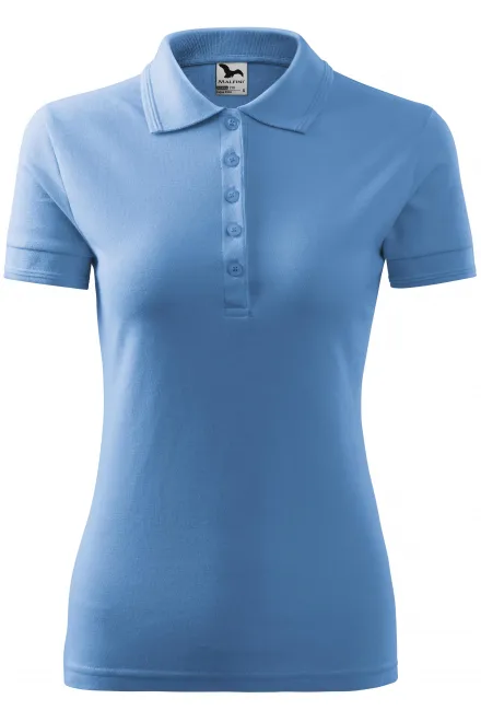 Polo elegante para mujer - cielo azul, M