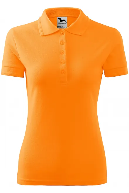 Polo elegante para mujer - mandarina, M