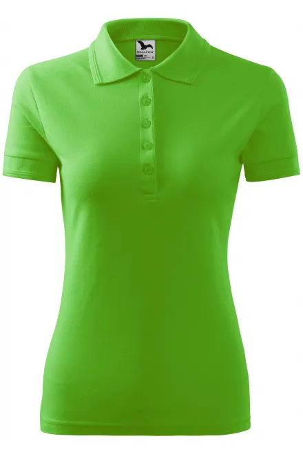 Polo elegante para mujer - manzana verde, M