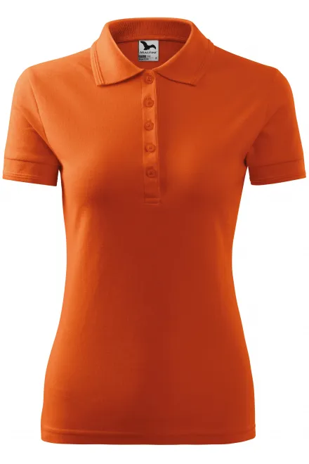 Polo elegante para mujer - naranja, M