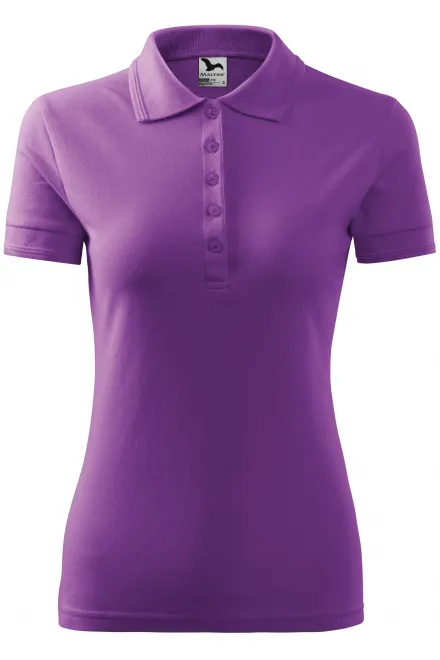 Polo elegante para mujer - púrpura, M