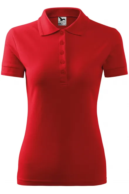 Polo elegante para mujer - rojo, M
