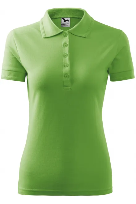 Polo elegante para mujer - verde claro, M