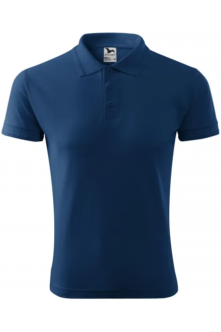 Polo holgado de hombre - azul medianoche, S