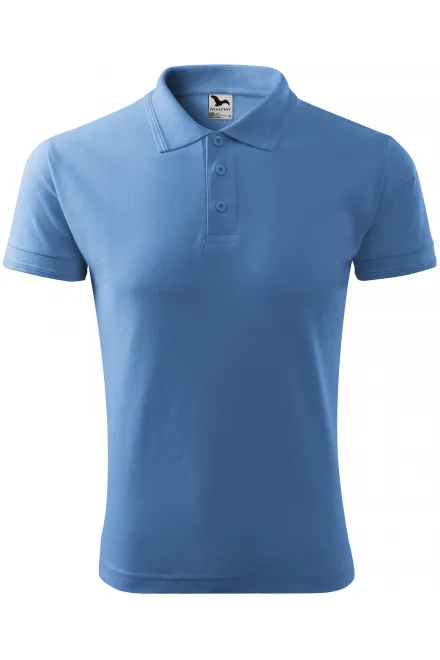 Polo holgado de hombre - cielo azul, S