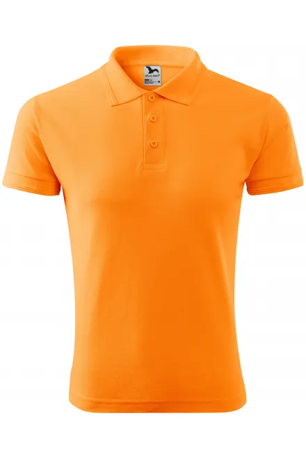Polo holgado de hombre - mandarina, S