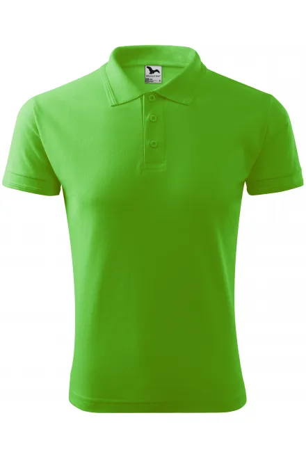 Polo holgado de hombre - manzana verde, S