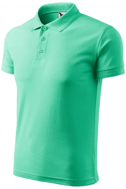 Polo holgado de hombre, menta