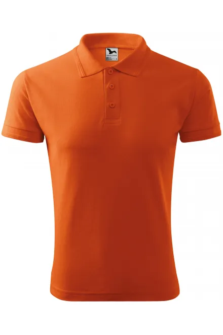 Polo holgado de hombre - naranja, S