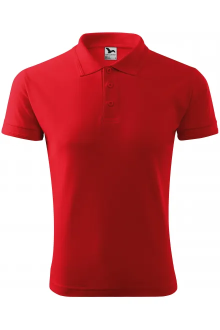 Polo holgado de hombre - rojo, S