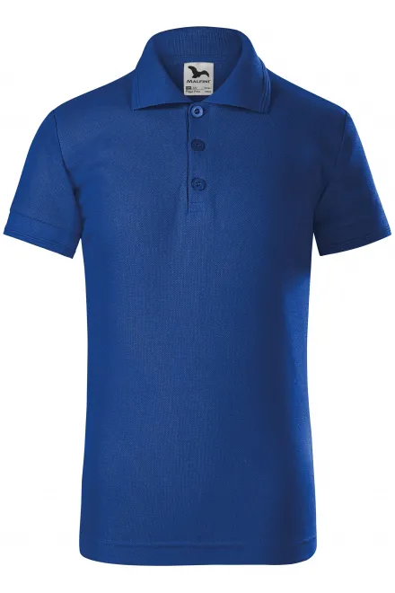 Polo para niños - azul real, 146 cm / 10 años