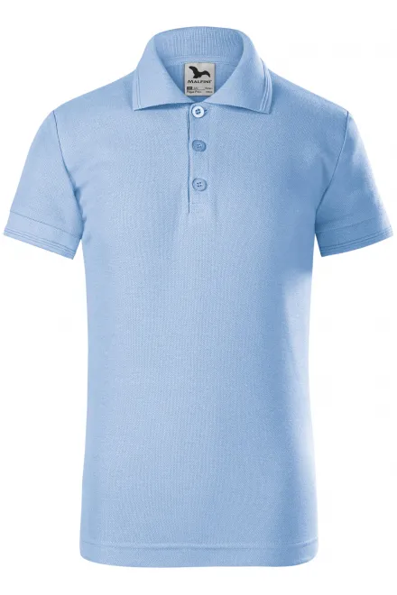 Polo para niños - cielo azul, 146 cm / 10 años