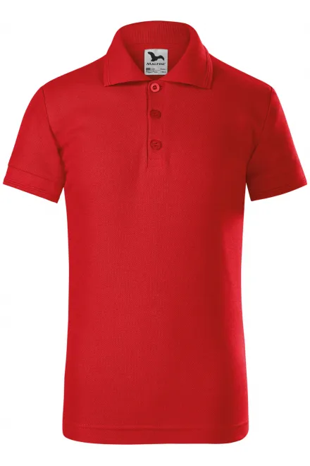 Polo para niños - rojo, 146 cm / 10 años