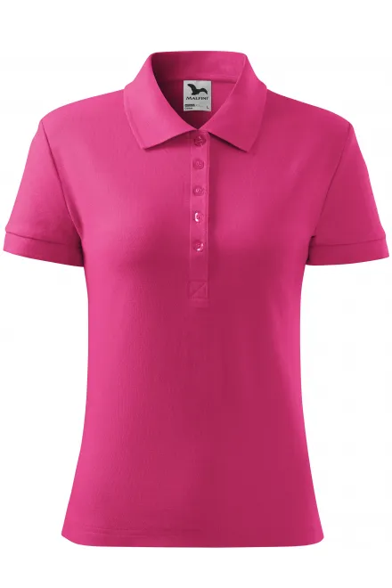 Polo simple para mujer - púrpura, L