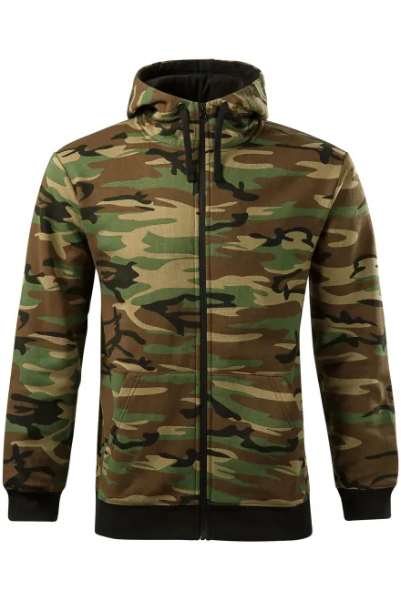 Sudadera de camuflaje para hombre - camuflaje marrón, XL