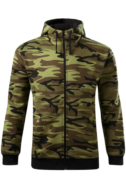 Sudadera de camuflaje para hombre - camuflaje verde, XL