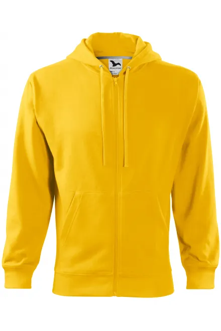 Sudadera de hombre con capucha - amarillo, M