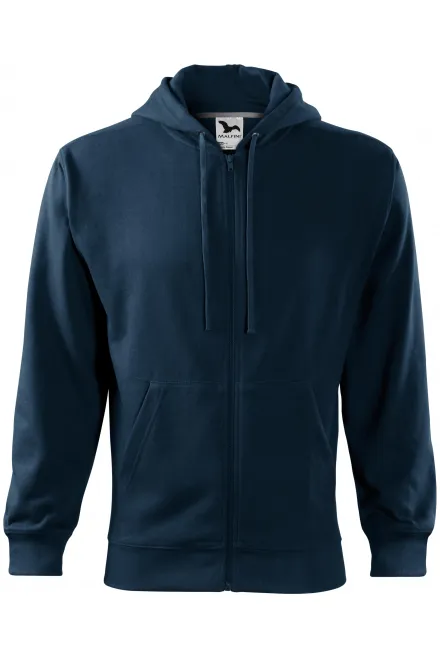 Sudadera de hombre con capucha - azul oscuro, M