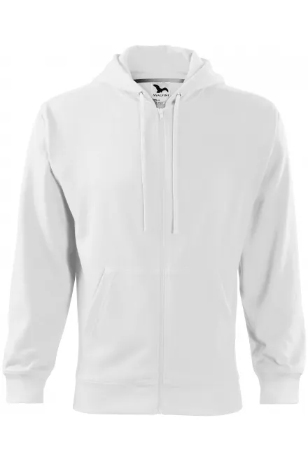 Sudadera de hombre con capucha - blanco, M