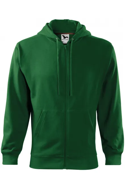 Sudadera de hombre con capucha - botella verde, M