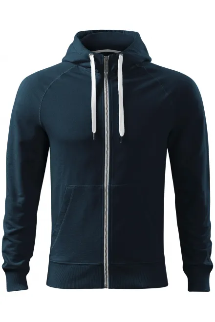 Sudadera de hombre con capucha en contraste - azul oscuro, S