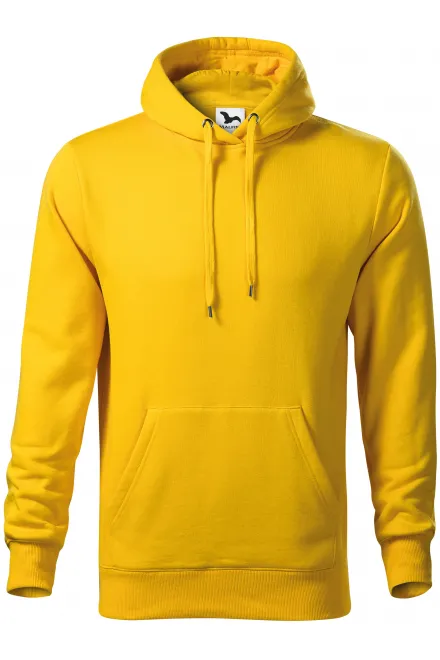 Sudadera de hombre con capucha sin cremallera - amarillo, M