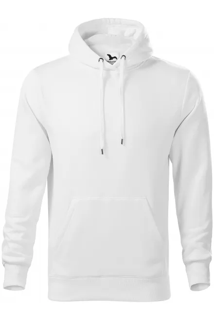 Sudadera de hombre con capucha sin cremallera - blanco, M