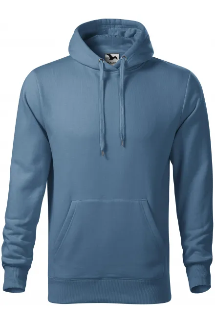 Sudadera de hombre con capucha sin cremallera - denim, M