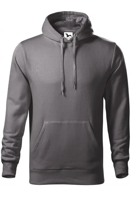 Sudadera de hombre con capucha sin cremallera - gris acero, M