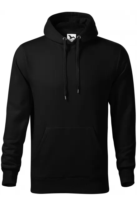 Sudadera de hombre con capucha sin cremallera - negro, M