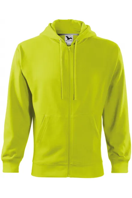 Sudadera de hombre con capucha - verde lima, M