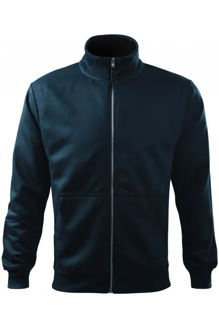 Sudadera de hombre sencilla sin capucha - azul oscuro, XL