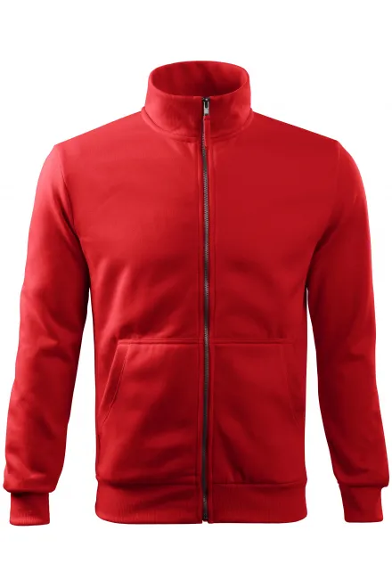 Sudadera de hombre sencilla sin capucha - rojo, XL