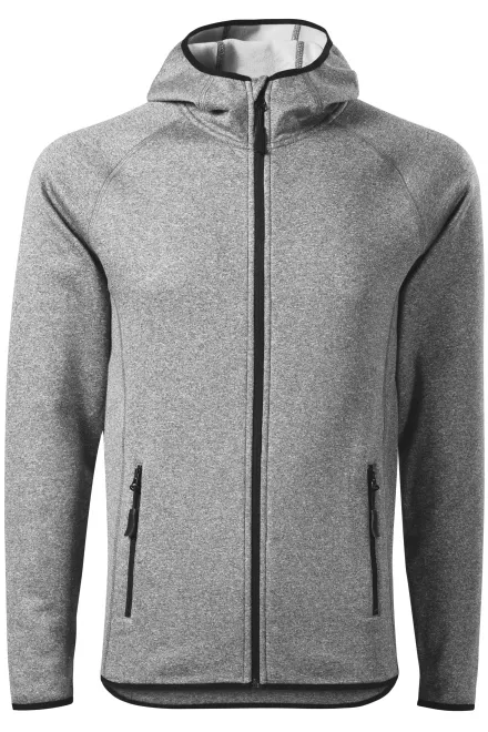 Sudadera deportiva para hombre - mármol gris oscuro, M