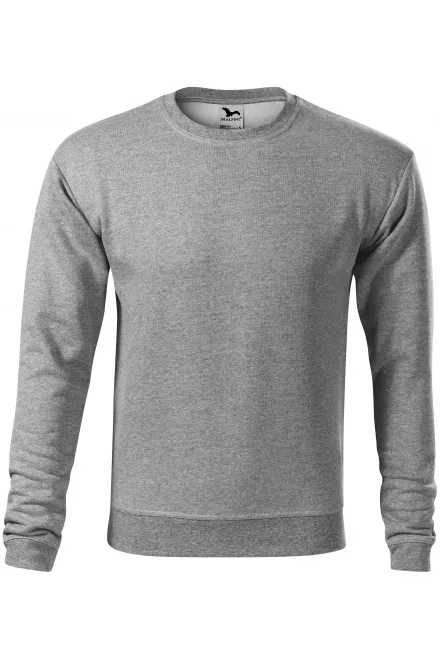 Sudadera para hombre / niño por encima de la cabeza, sin capucha - mármol gris oscuro, XL