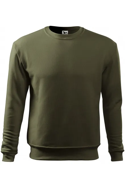 Sudadera para hombre / niño por encima de la cabeza, sin capucha - military, XL
