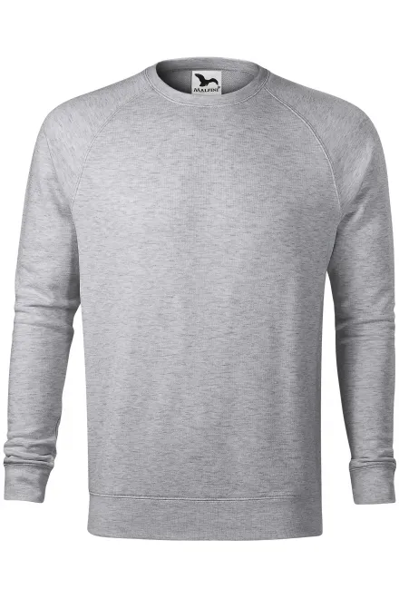 Sudadera simple de hombre - mármol plateado, L