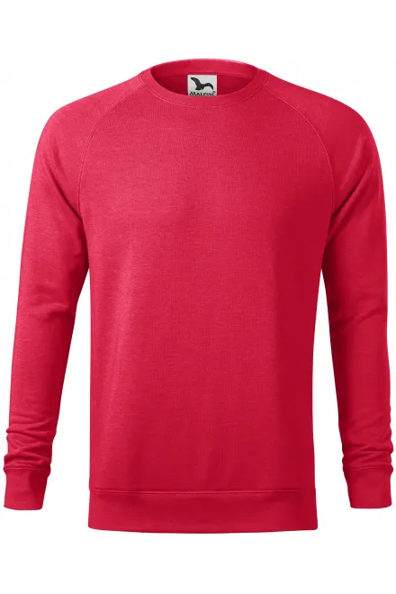 Sudadera simple de hombre - mármol rojo, L