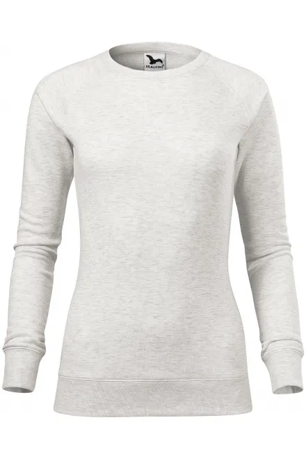 Sudadera simple de mujer - mármol blanco, S