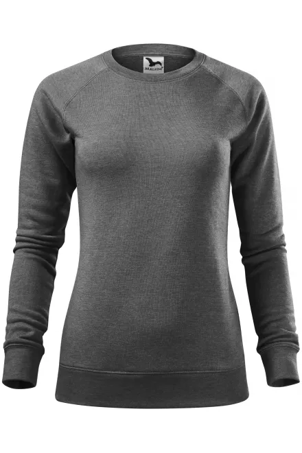 Sudadera simple de mujer - mármol negro, S