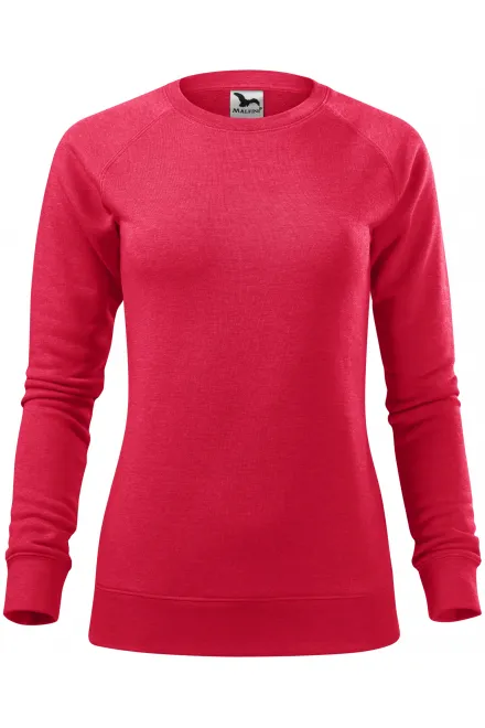 Sudadera simple de mujer - mármol rojo, S