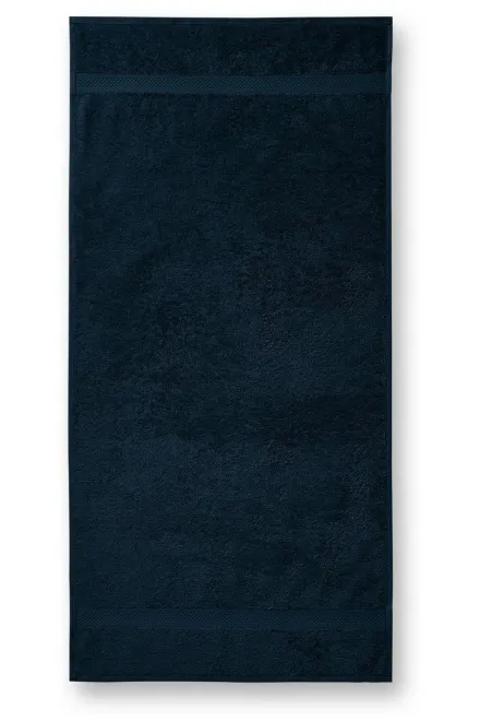 Toalla de algodón de gramaje alto, 50x100cm - azul oscuro, 50x100cm