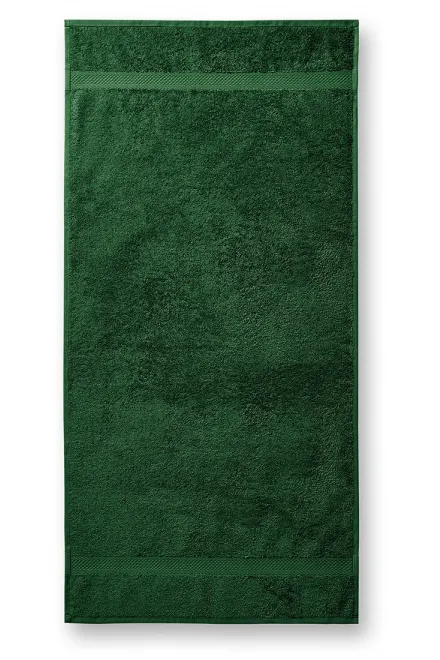Toalla de algodón de gramaje alto, 50x100cm - botella verde, 50x100cm