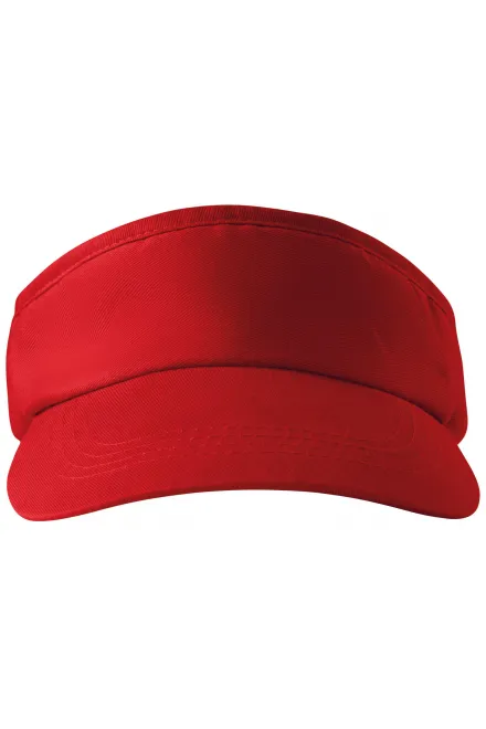 Visera de sol doblada - rojo, ajustable